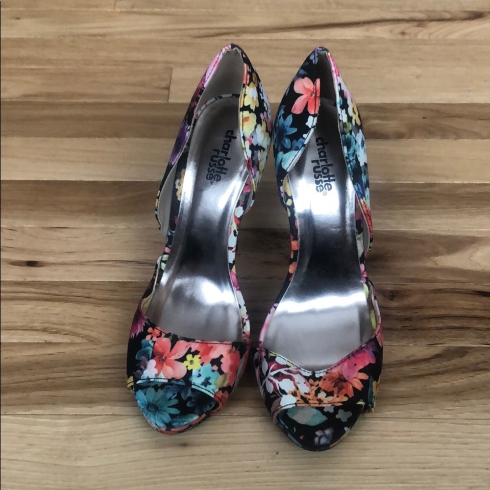 Floral heels